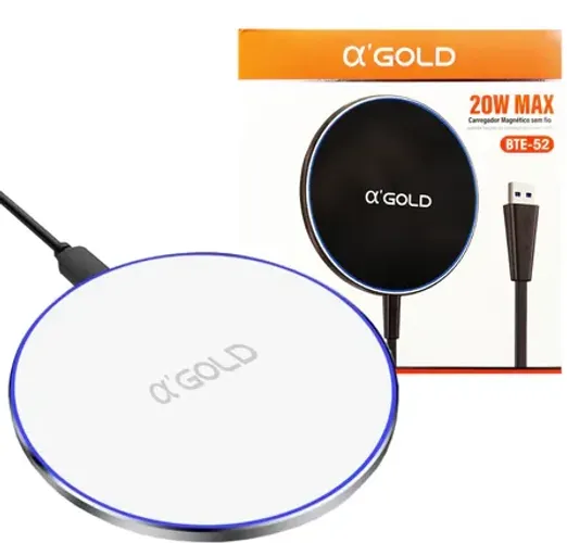 Carregador Celular por Indução 20 W Turbo Carga Rápida Sem Fio Wireless Usb-c z1489