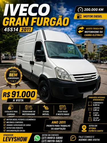 Iveco Daily Furgão 45-160 3.0 12m³ (die.)(e6) 2011