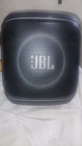 Caixa de som JBL com dois microfone sem fio super potente contato *77