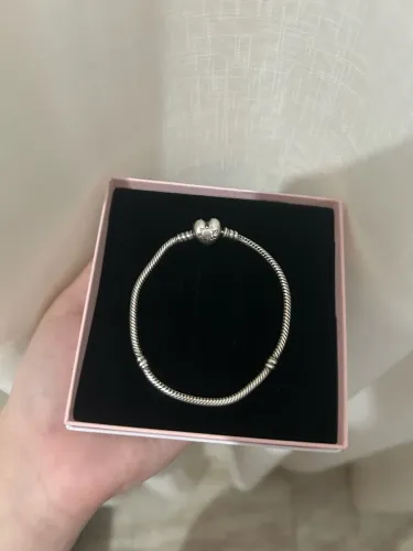 Pulseira Pandora Original 20 cm + Caixa e Sacola