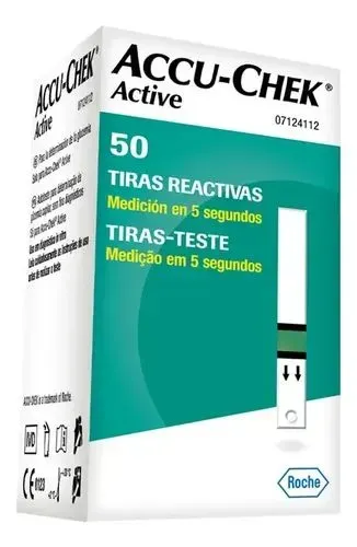 TIRAS TESTE ACU-CHEK 50uni
