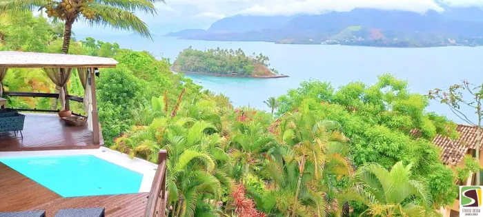 Casa Venda Piuva Ilhabela - condomínio com vista ao mar