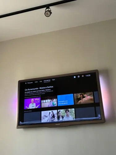 Tv Phillips com led queimado
