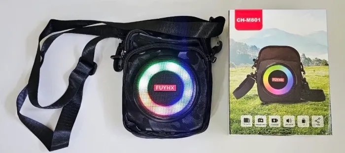 Bolsa com Caixa de Som Embutido 