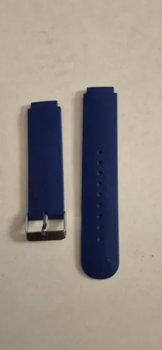 Pulseira relógio silicone 20 mm encaixe 16 mm