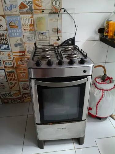 Fogão Esmaltec 4 Bocas Inox