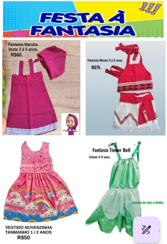 Fantasias Infantis Meninas