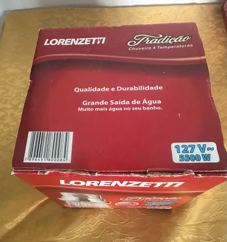 CHUVEIRO ELÉTRICO LOURENZET