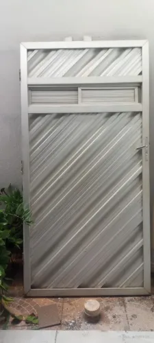 Portao de alumínio 