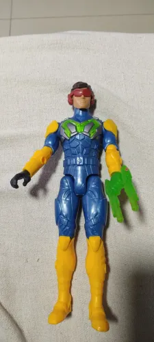 Max steel Turbo equipamento amarelo 30 cm original semi novo em ótimo estado Mattel articu
