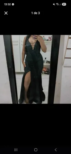 Vestido festa preto