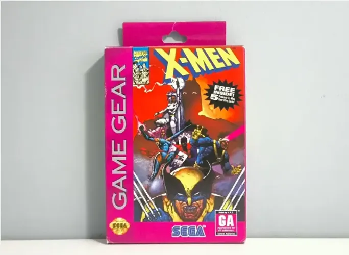 X-Men - Sega Game Gear | Completo + Cards Lacrados | Raro