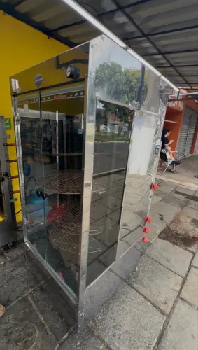 Máquina de assar frango giratória progás