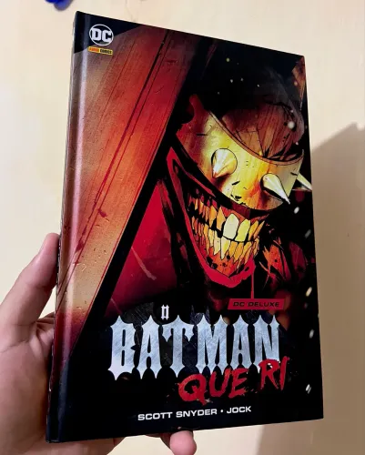 Batman que ri dc deluxe capa dura 