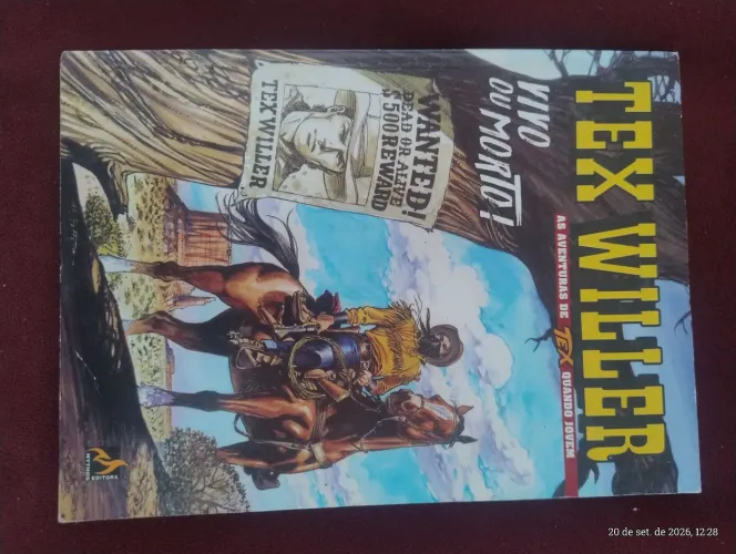 kit com 17 hq's Tex Willer ( As Aventuras de Tex quando jovem)