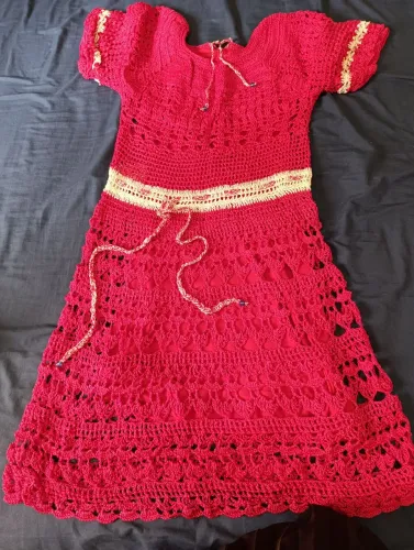 Vestido de Crochê (Novo)