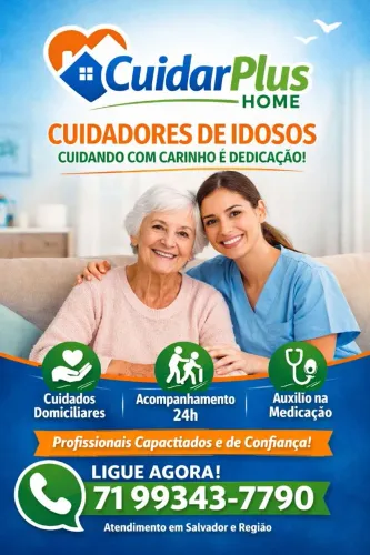 Precisando de um profissional cuidadores de idosos e pessoas com deficiência 
