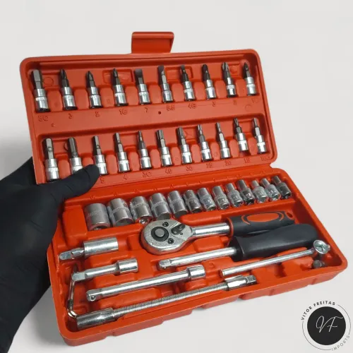 Kit Ferramentas 46 Peças | Entrega Grátis em VCA