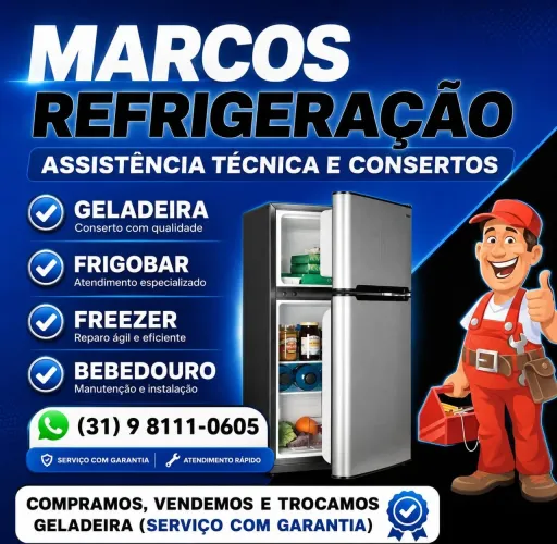 Consertos de geladeiras em geral