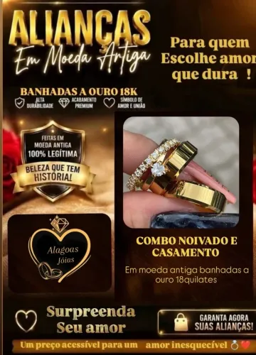 Alianças de moeda antiga