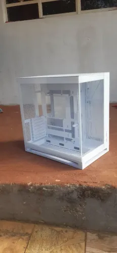 Gabinete Gamer Liketec Cygnus Snow White/Branco ATX,M-ATX,M-ITX