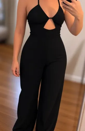 macacão feminino preto m