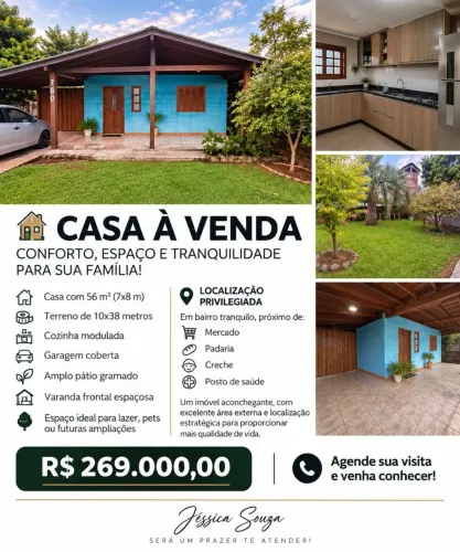 CASA Á VENDA EM CAMPO BOM