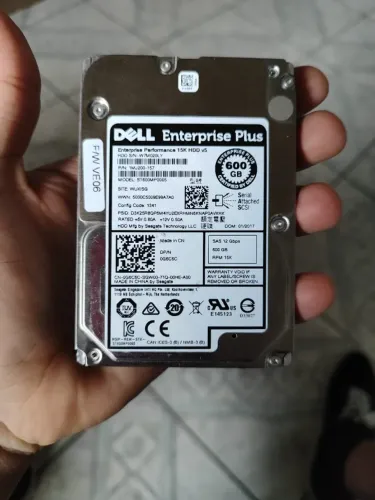 HD Dell Enterprise Plus 600GB SAS 15K 2.5" para Servidor