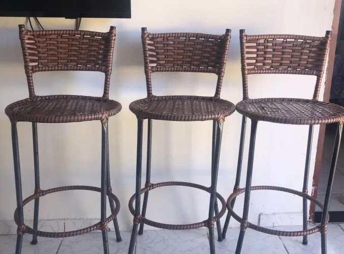 Cadeiras de cozinha americana 