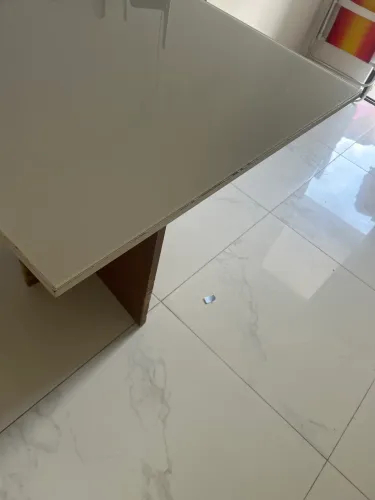 MESA TAMPO DE VIDRO 90x90