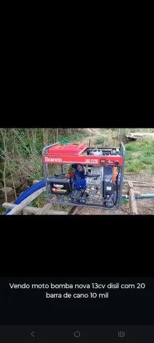Moto bomba 13cv a dizil 