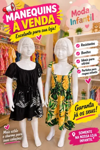2 Manequins infantil