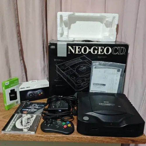 Neo Geo CD Top Loader Funcionando perfeito