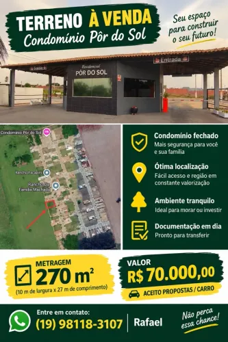 Terreno em Condomínio em Borborema SP Próximo ao Rio Tietê
