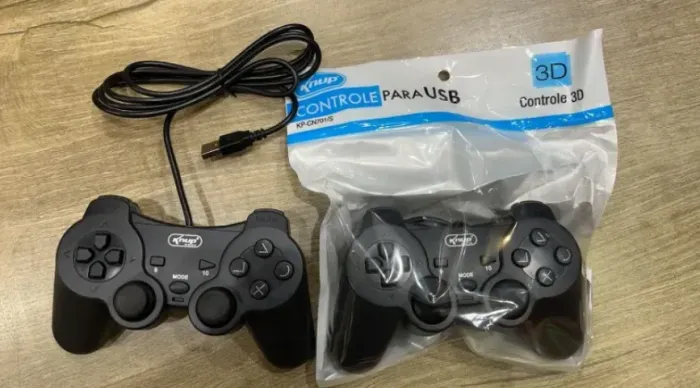 Controle de Ps2 e computador com fio USb