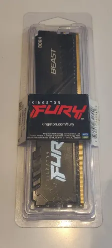 Memória Ddr4 8gb 3200mhz Kingston HyperX Fury HX432C16FB3/8