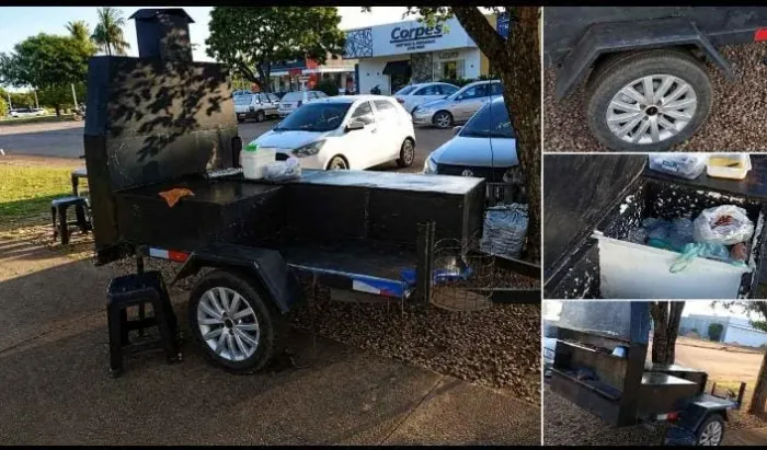 VENDE - SE Carretinha Para Espetinho