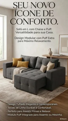 Sofá retrátil