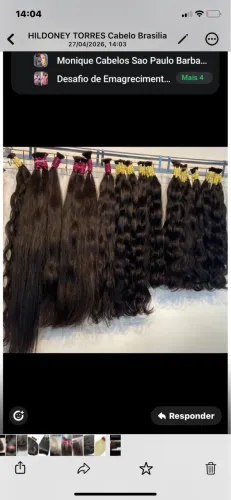 Vendo cabelo 100% humano barato