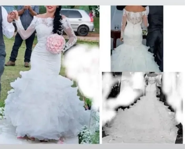 Vestido de noiva tamanho 38 vendo e alugo