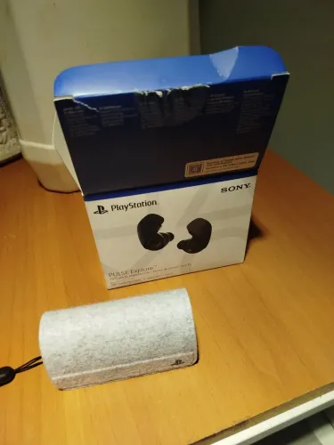 Fone PLAYSTATION PULSE EXPLORE PRETO NOVO 1 SEMANA DE USO 