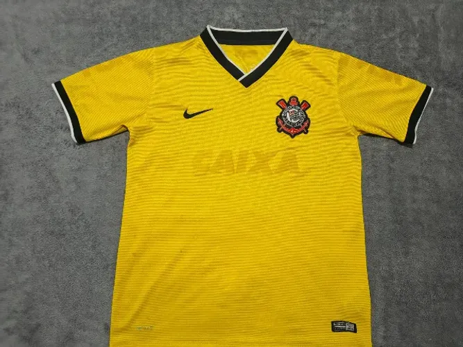 Camisa Oficial Corínthians 2014 Nike Brasil tamanho P (50x68cm).