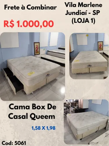 Cama Box De Casal Queem