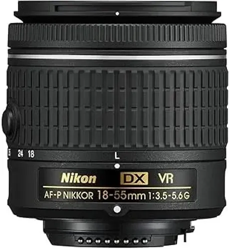 Nikon Lente VR AF-P DX NIKKOR 18-55mm f/3.5-5.6G para câmeras Nikon DSLR