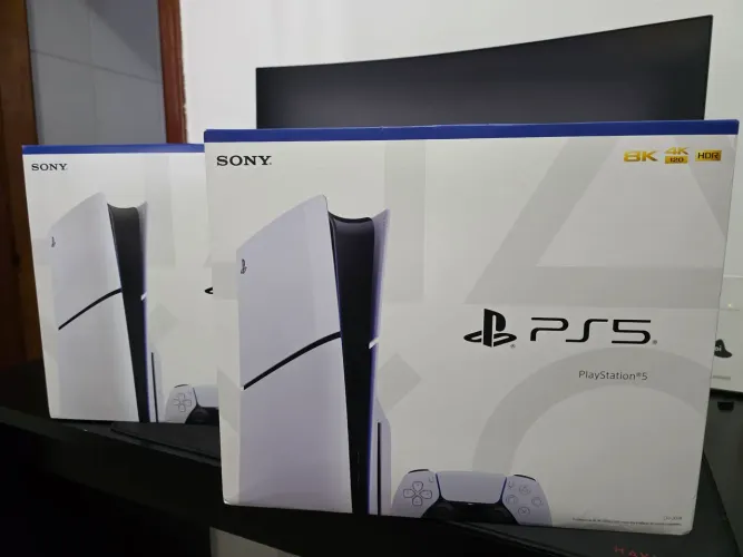 Playstation 5 Slim Disk 1TB, Lacrado (aceito vídeo game na troca)