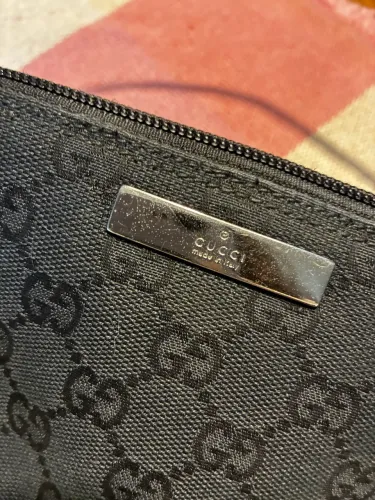 Bolsa Gucci Original Vintage GG Canvas Preta - Made in Italy