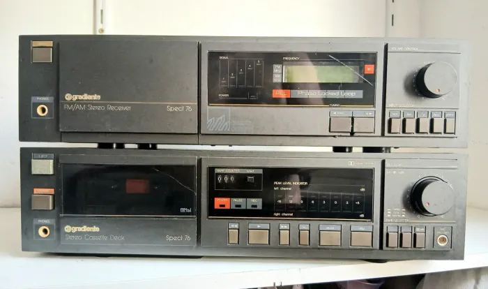 Receiver e Tape Deck Spect 76
