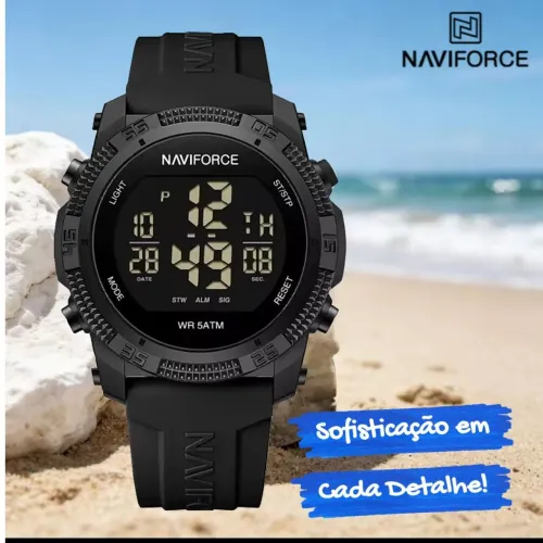 Relógio NAVIFORCE Digital combina um design moderno