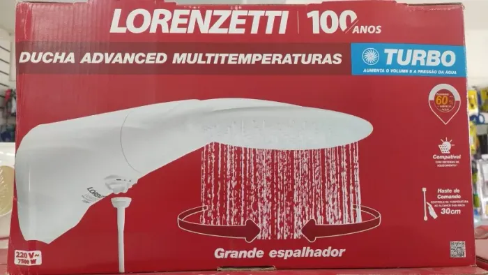 Ducha Advanced Multitemperaturas Turbo. Somos loja, LEIA A DESCRIÇÃO COM ATENÇÃO!!!