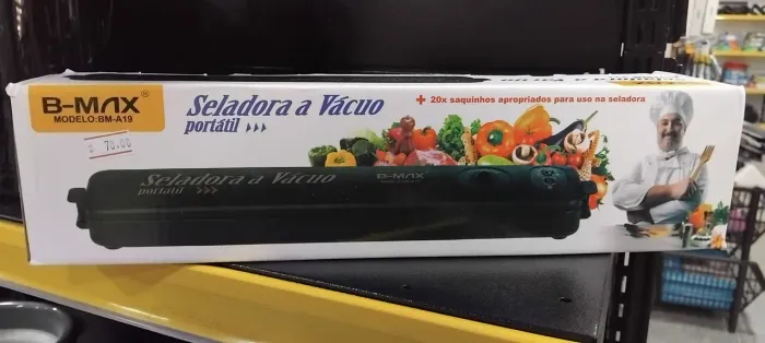 SELADORA A VÁCUO PORTÁTIL B-MAX